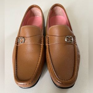 Escada Hand Sewn Leather Moccasins - Size 36